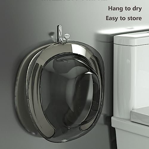 Transparent Gray Foldable Sitz Bath Tub O1060