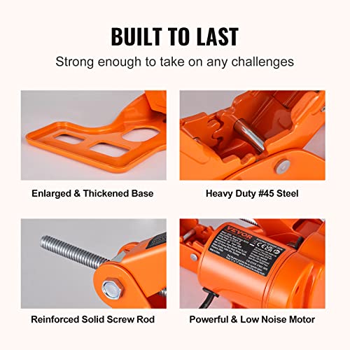 3 Tons 12V Electric Scissor Jack with Remote Control E923