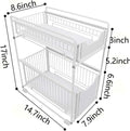 Under Sink Cabinet Organizer with Sliding Drawer B729