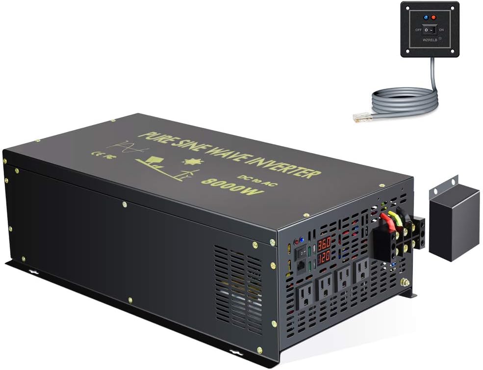 8000 Watt Pure Sine Wave Inverter 48V DC to 120V AC O63050