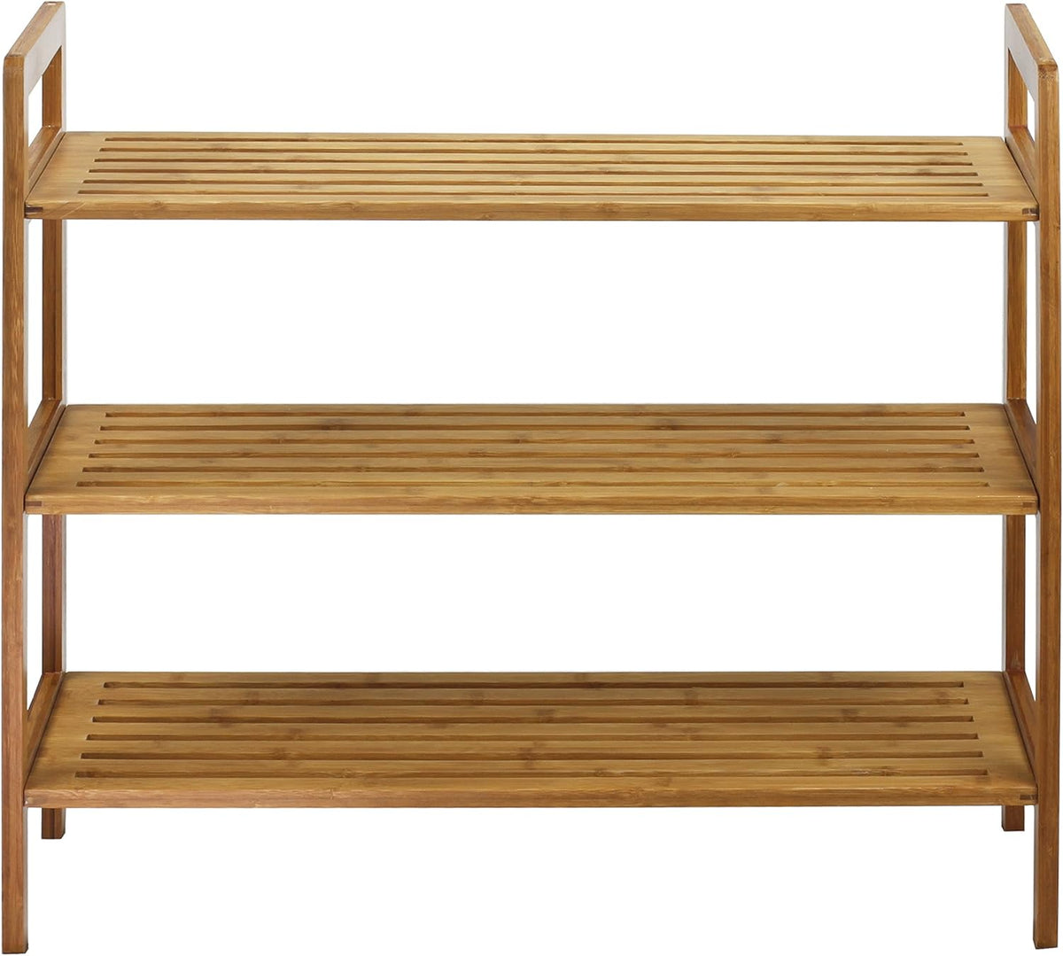 Natural Bamboo 3-Tier Shoe Rack G2978