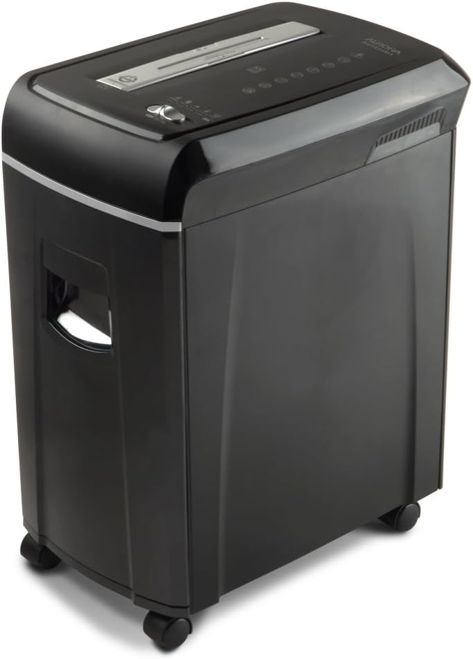 8-Sheet Micro-Cut Paper Credit Card Shredder Black G575746