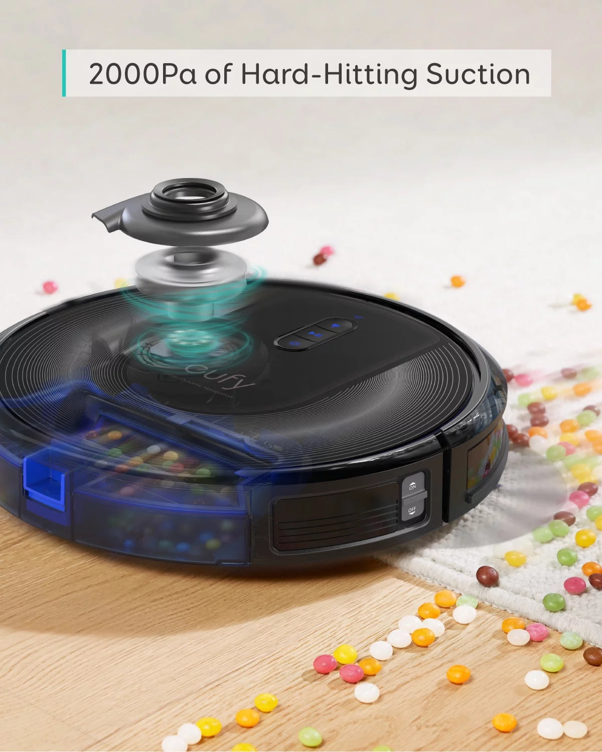 Pre-Owned Robot Vacuum with 2000Pa Suction I3957