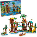 LEGO Friends Adventure Camp Tree House Toy with Doll Accessories, Outdoor Toy Playset for Kids with 5 Mini Dolls and 5 Animal Figures M533010