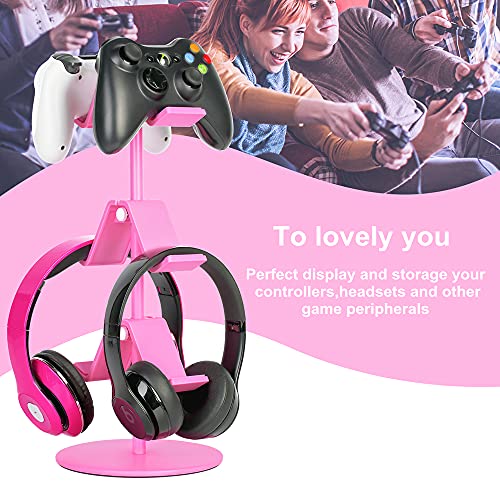 3 Tier Controller Stand with Headphone Holder, Smart Black U3682