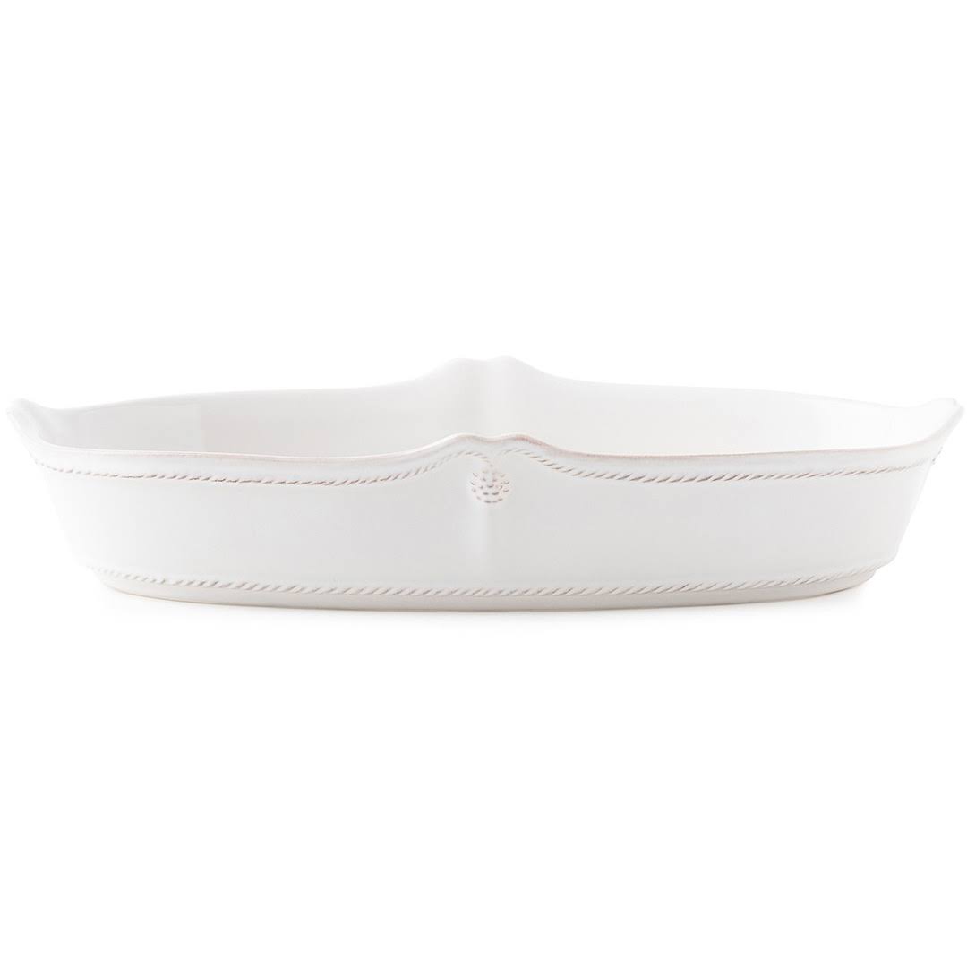 Whitewash Oblong Serving Dish S6383