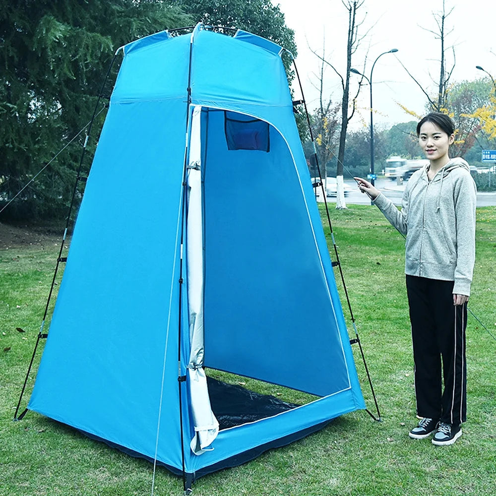 Portable Outdoor Shower Toilet Changing Room Tent with Removable Bottom L6159