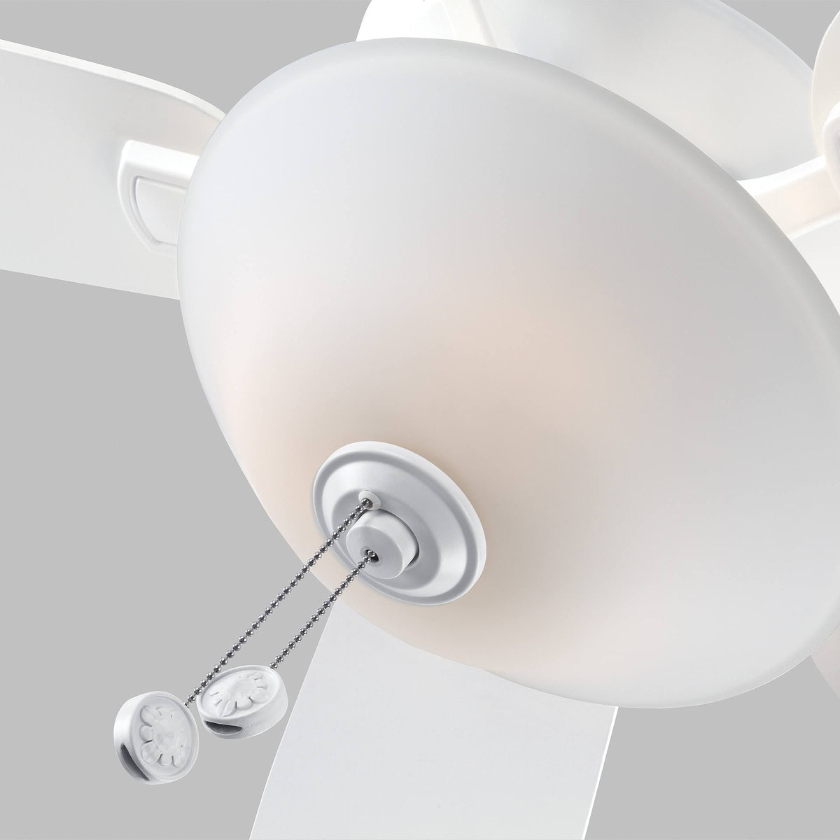 Rubberized White Ceiling Fan T3040