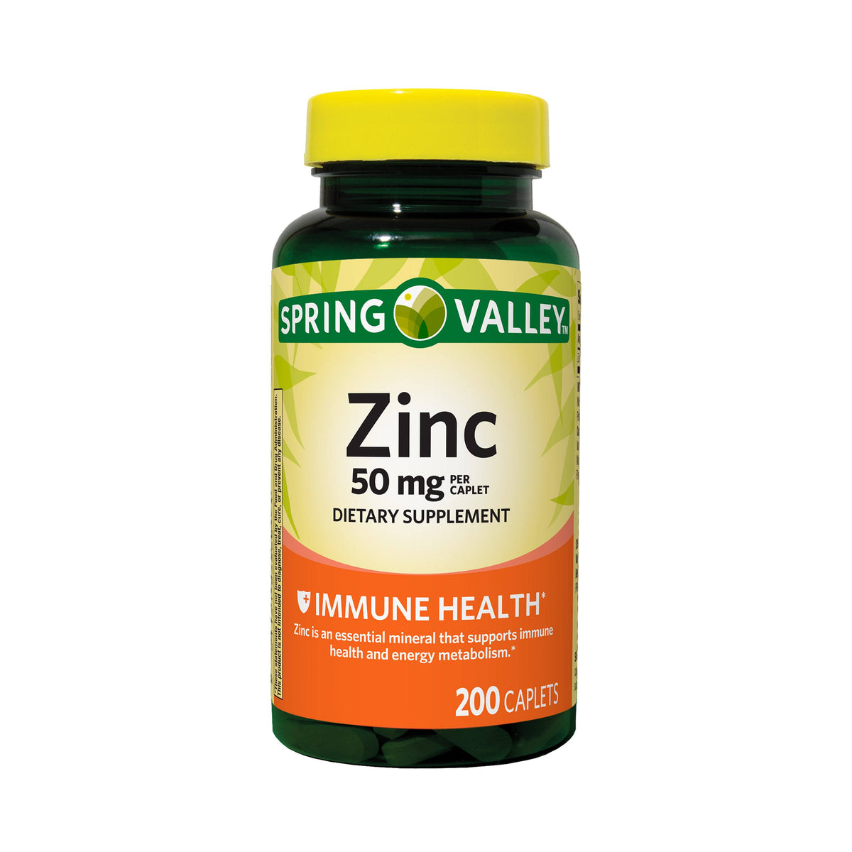 Zinc 50 mg Caplets 200 Count I762