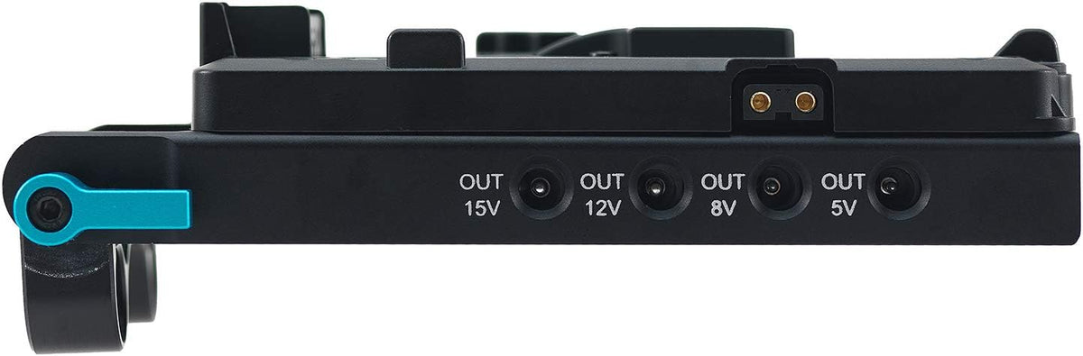 V Lock Mounting Plate Power Supply Splitter with 15mm Rod Clamp R771953