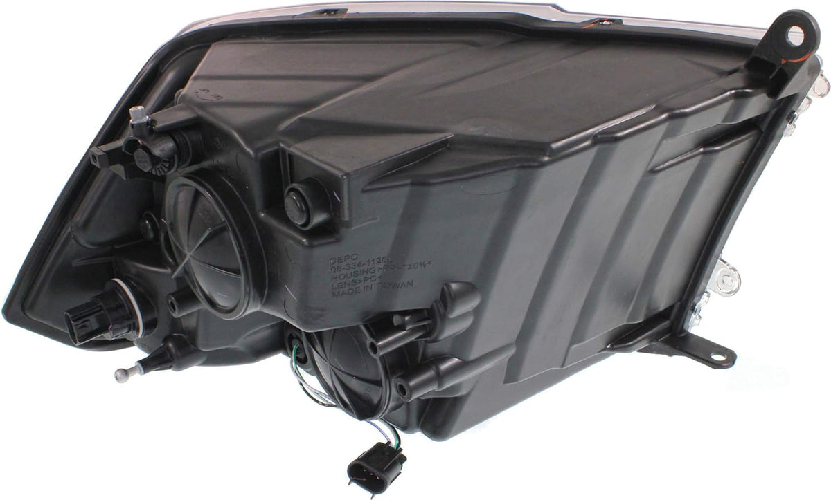 Chrome Halogen Headlight Assembly G653