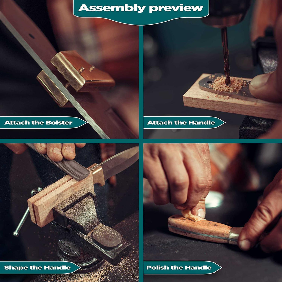 Knife Making Kit Complete Tools H97666