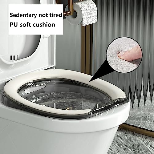 Transparent Gray Foldable Sitz Bath Tub O1060