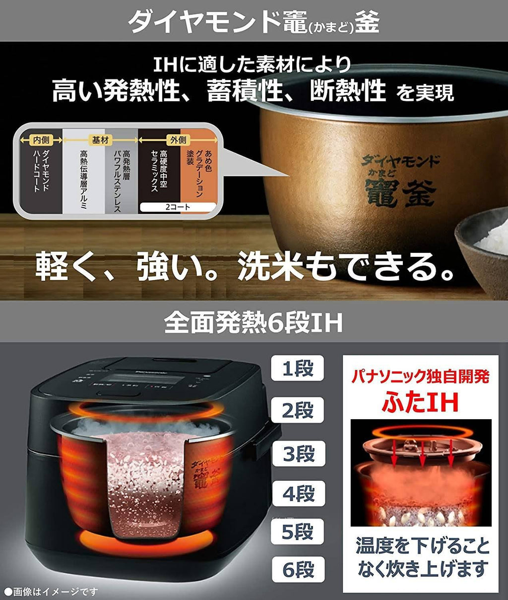 Variable Pressure IH Rice Cooker 5.5 Go White K5275