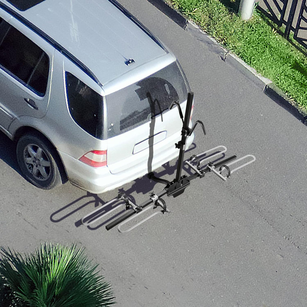 Folding 2-Bike Hitch Mount Bike Rack V153073