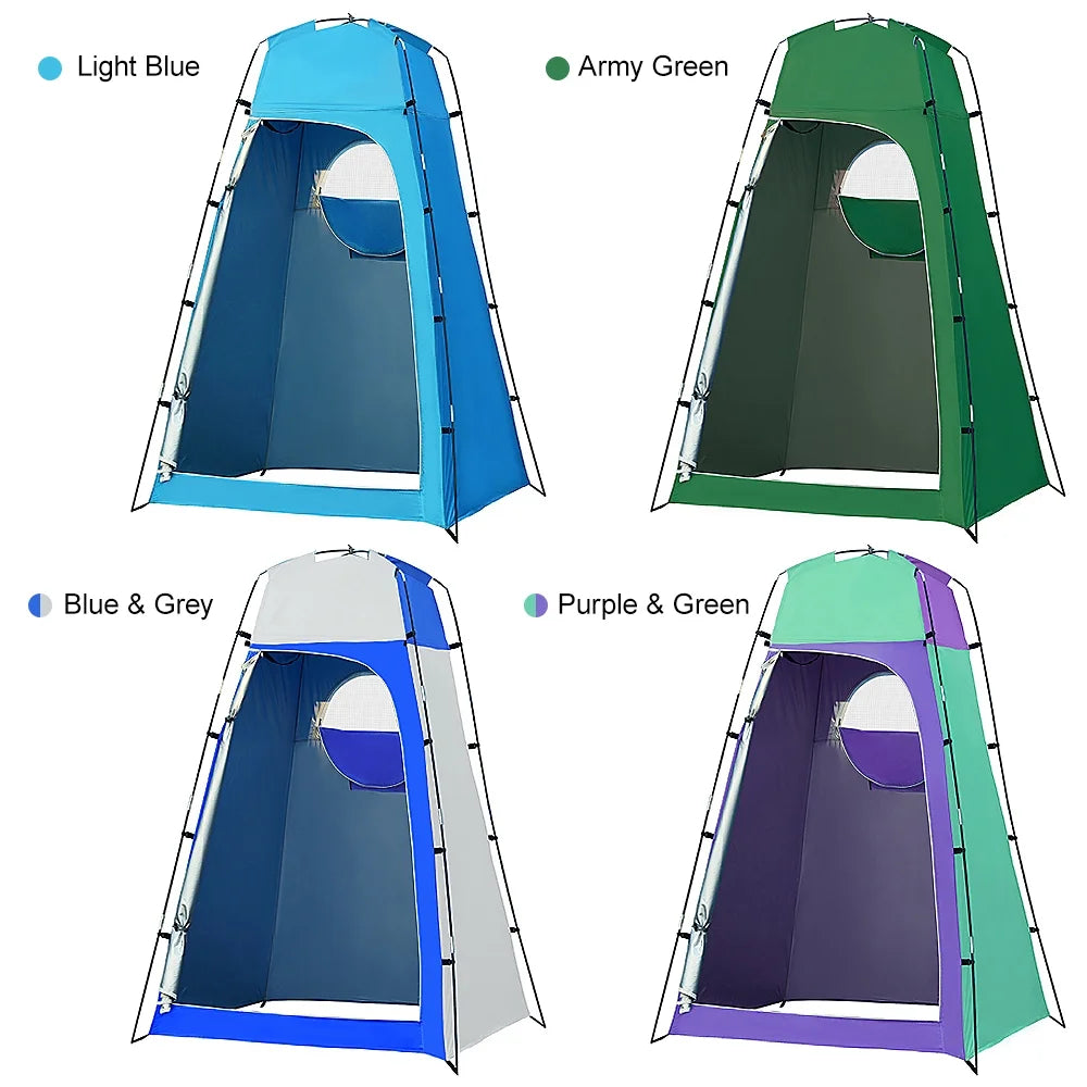 Portable Outdoor Shower Toilet Changing Room Tent with Removable Bottom L6159