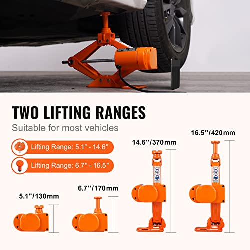 3 Tons 12V Electric Scissor Jack with Remote Control E923