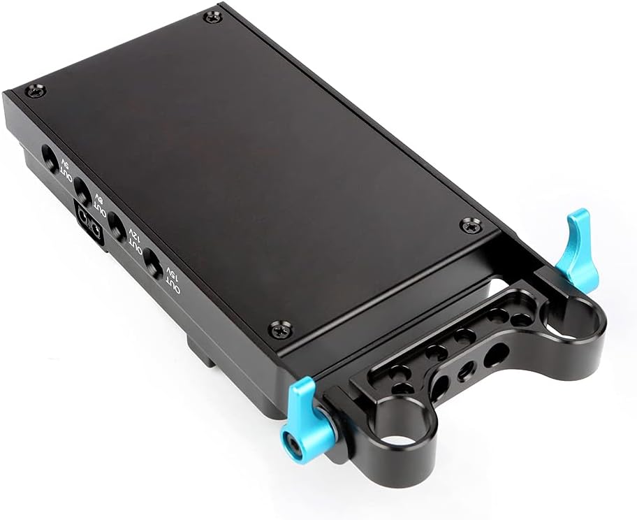V Lock Mounting Plate Power Supply Splitter with 15mm Rod Clamp R771953