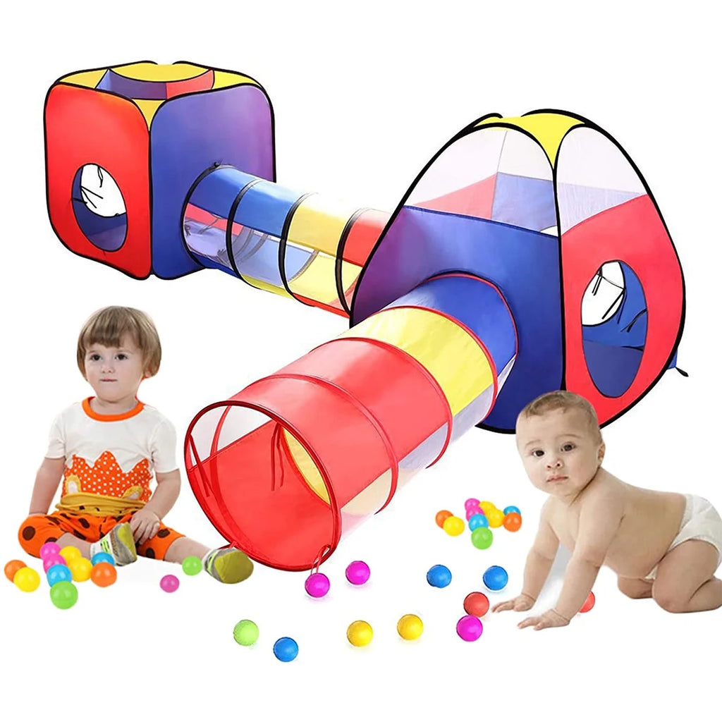 4 in 1 Pop Up Kids Play Tent with Storage Bag K121041