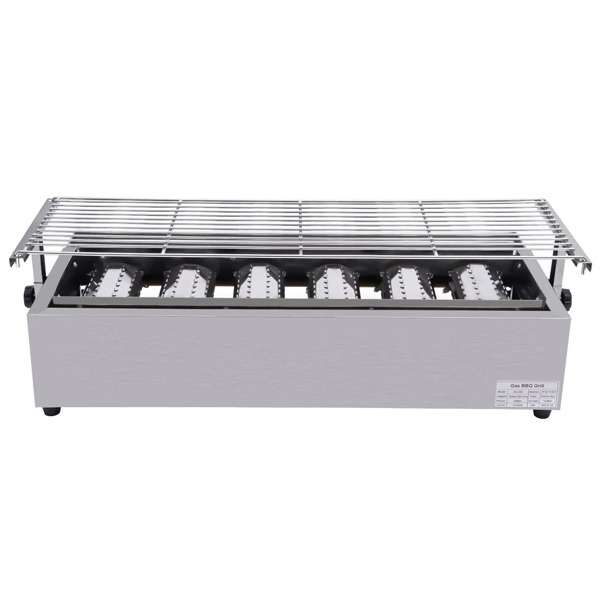 Portable 6 Burner LPG Gas Grill Griddle G4632