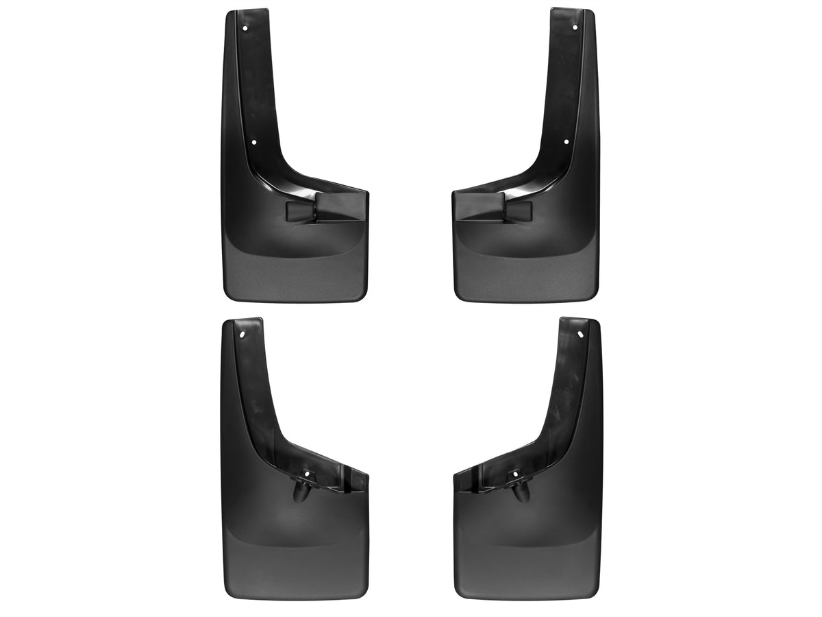 Black Splash Guard MudFlaps for Front & Rear Set F886