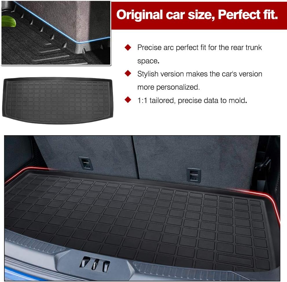 Black Pack of 2 Cargo Liner for Ford Explorer G5306