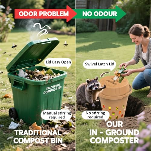 8L Worm Composter Bin with Aeration B190035