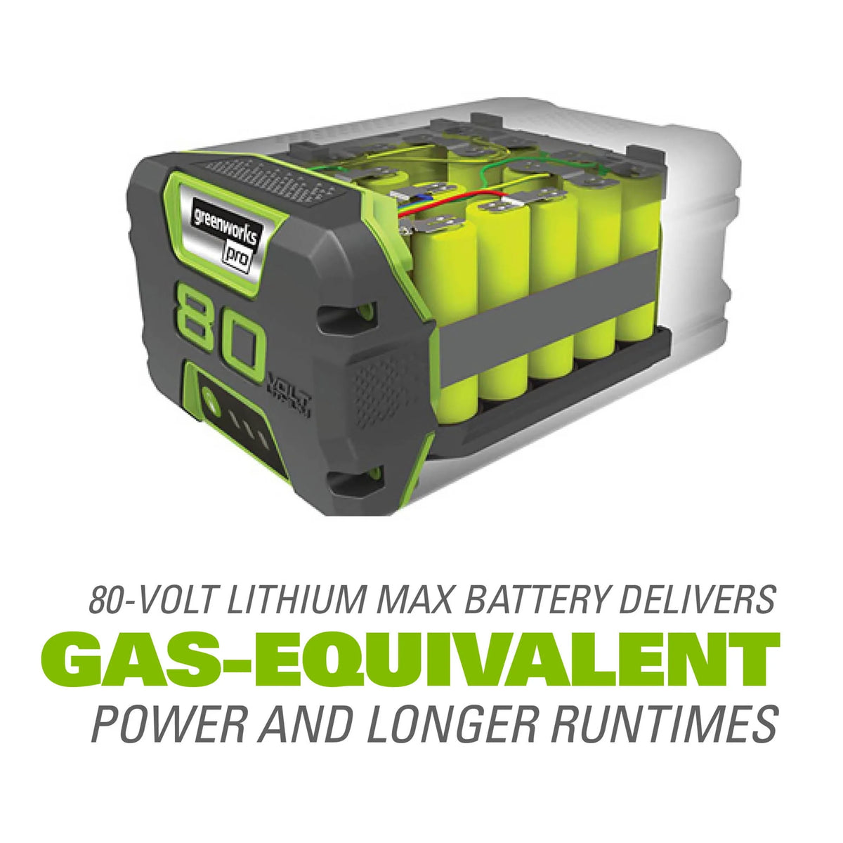 80V 610 CFM Brushless Backpack Blower with 2.5 Ah Battery & Charger I569181