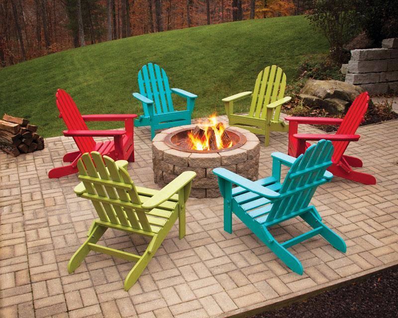 Red Folding Adirondack Chair M414768