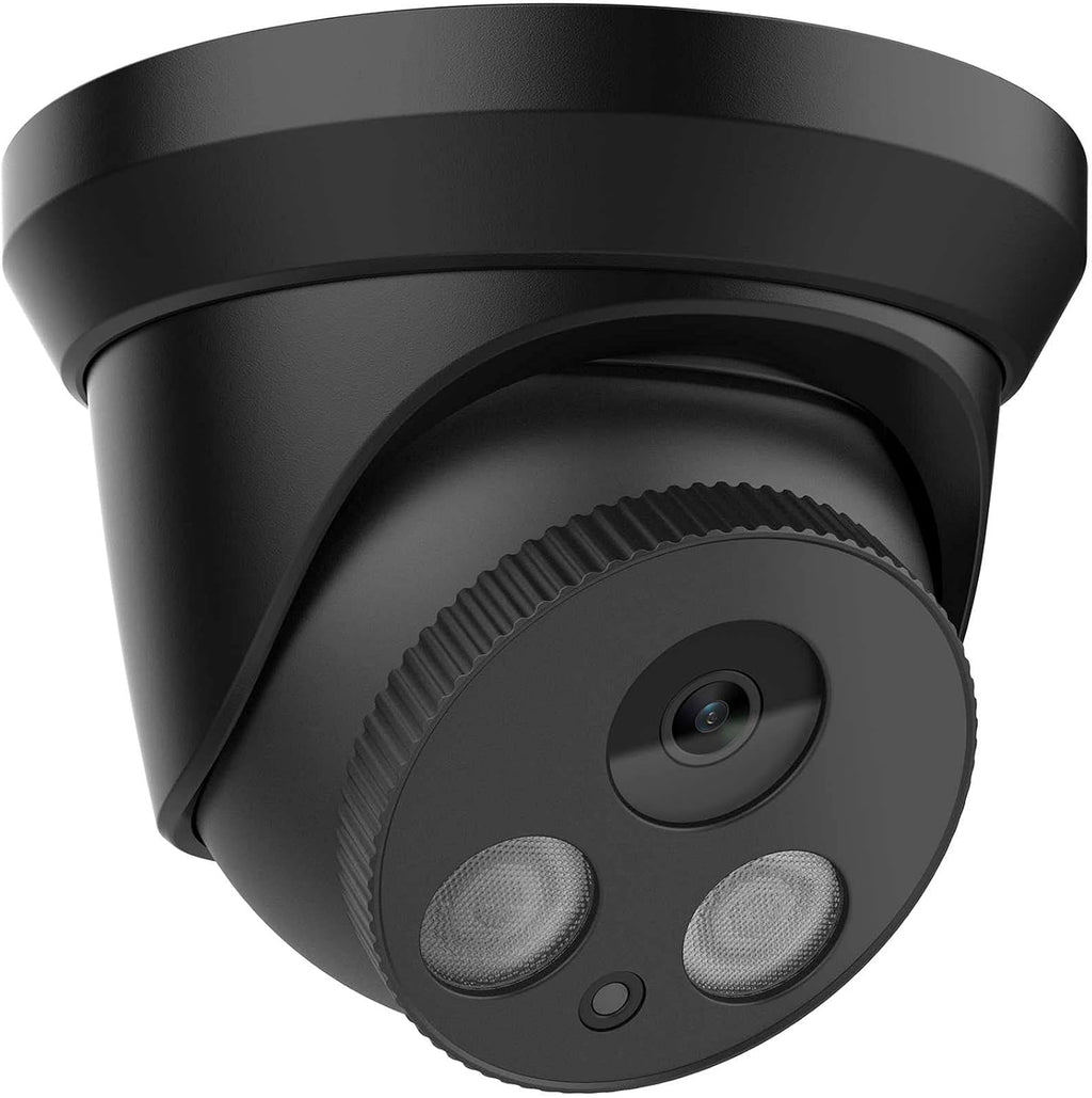 4K 8MP Outdoor PoE IP Turret Camera with Mic/Audio, 2.8mm Lens, IP67, WDR, Motion Detection X523