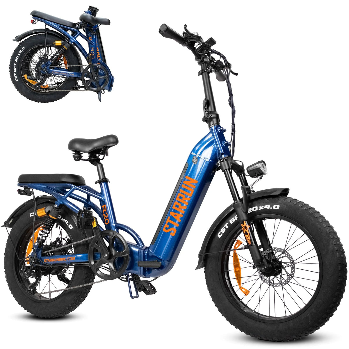 Folding Electric Bike 750W 48V 20Ah Fat Tire M9377