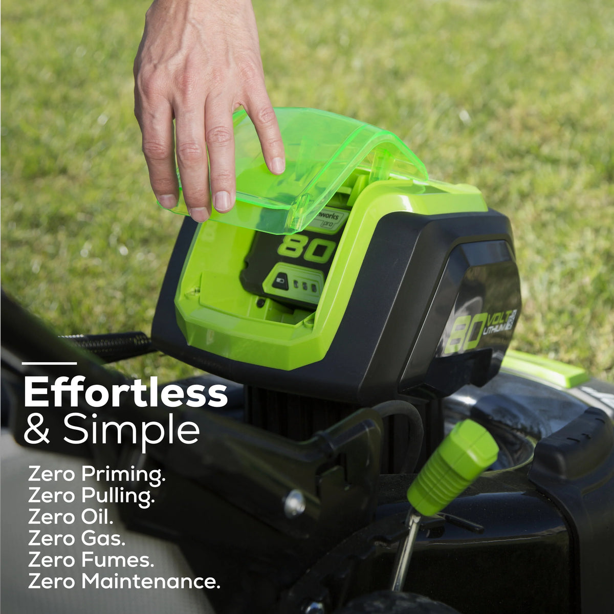 80V 21 Self Propelled Mower X927779