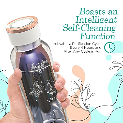 24 Oz Insulated Stainless Steel UV Water Bottle D232104