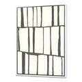 Minimalist Black and White Framed Canvas 16 inch x 32 inch U65885