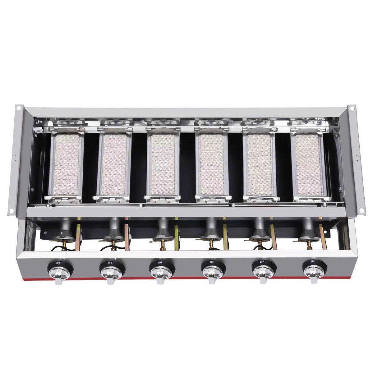 Portable 6 Burner LPG Gas Grill Griddle G4632