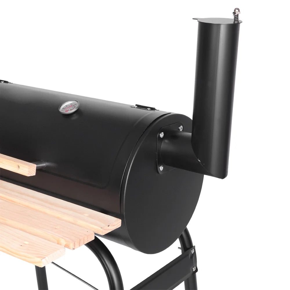 Portable Charcoal Grill and Offset Smoker B67773