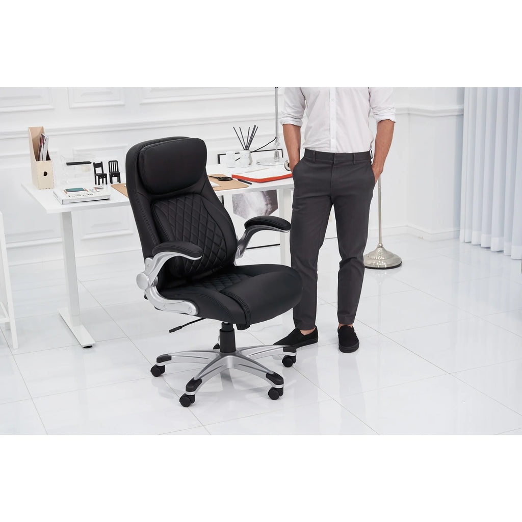 Ergonomic PU Leather Office Chair Y587702