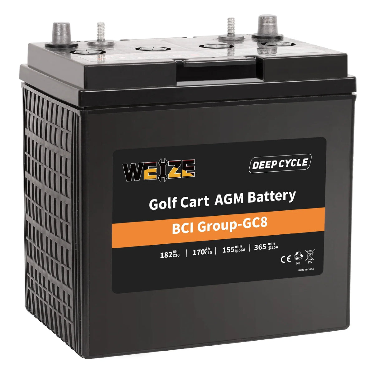 6V 210ah Deep Cycle AGM Battery Q40878