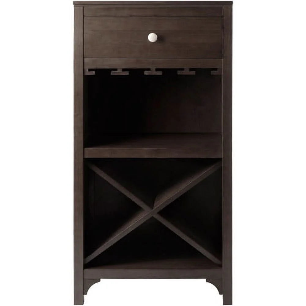 Dark Espresso Modular Wine Cabinet U392465