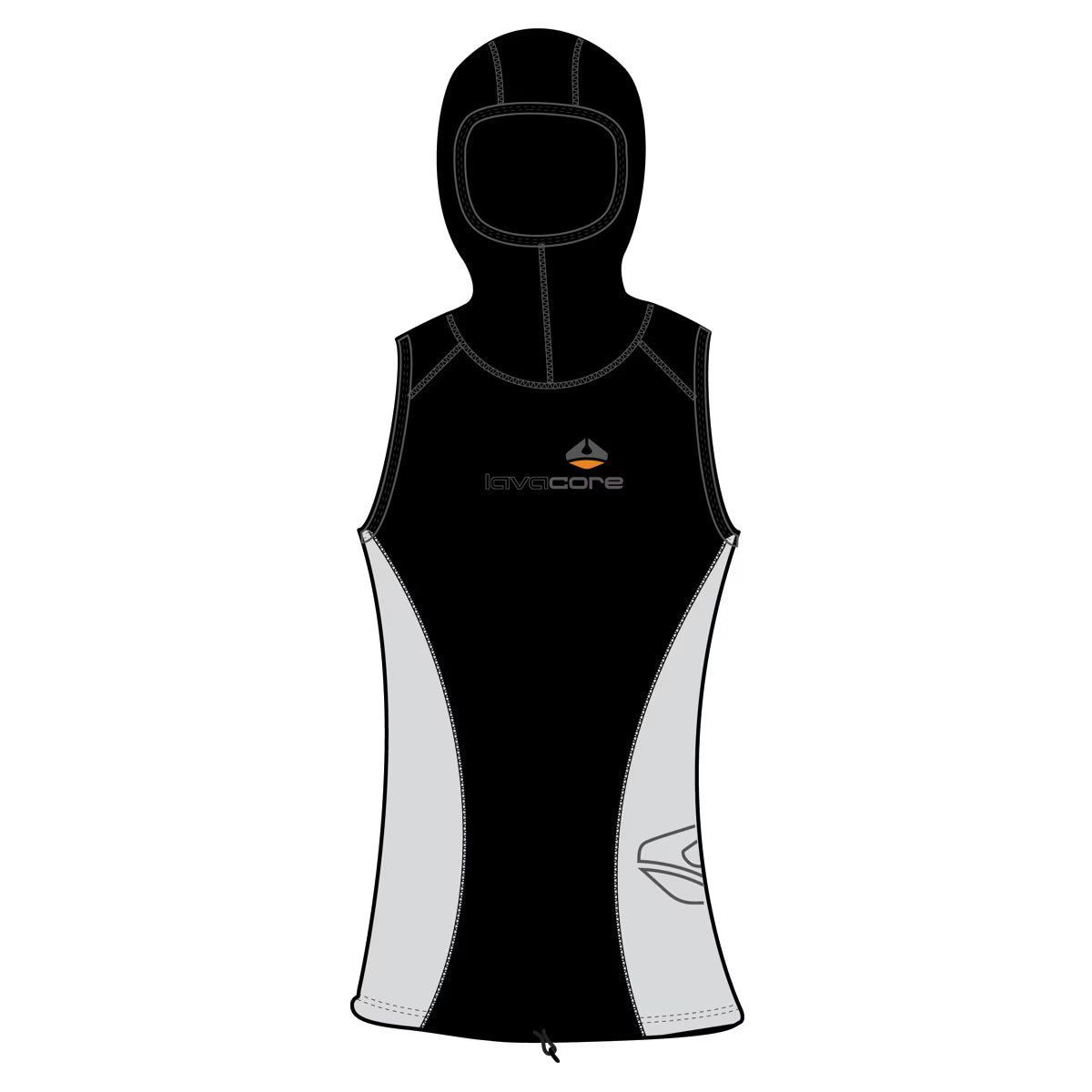 Women's Hooded Vest K98016