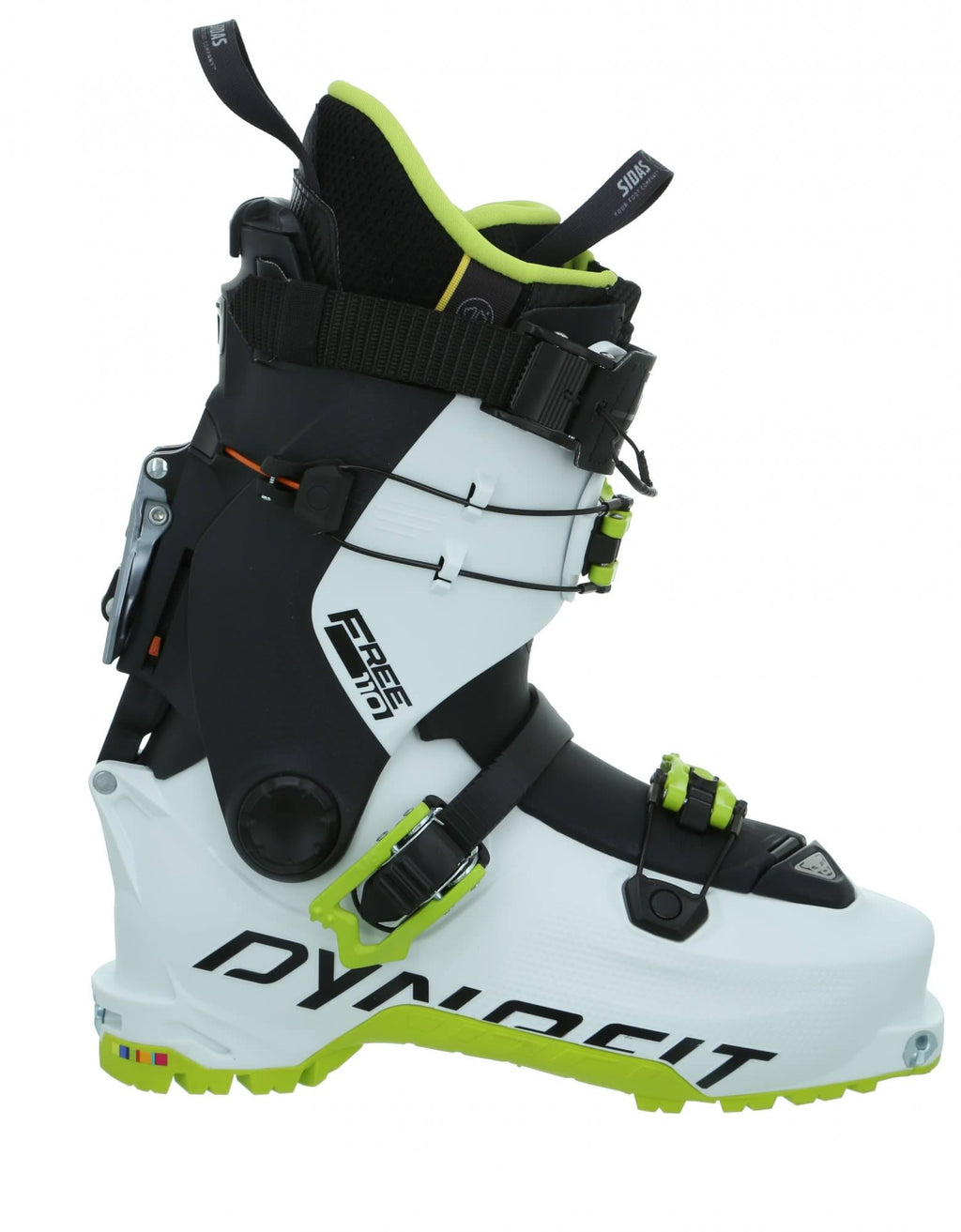 White/Lime Punch Ski Boots Q732