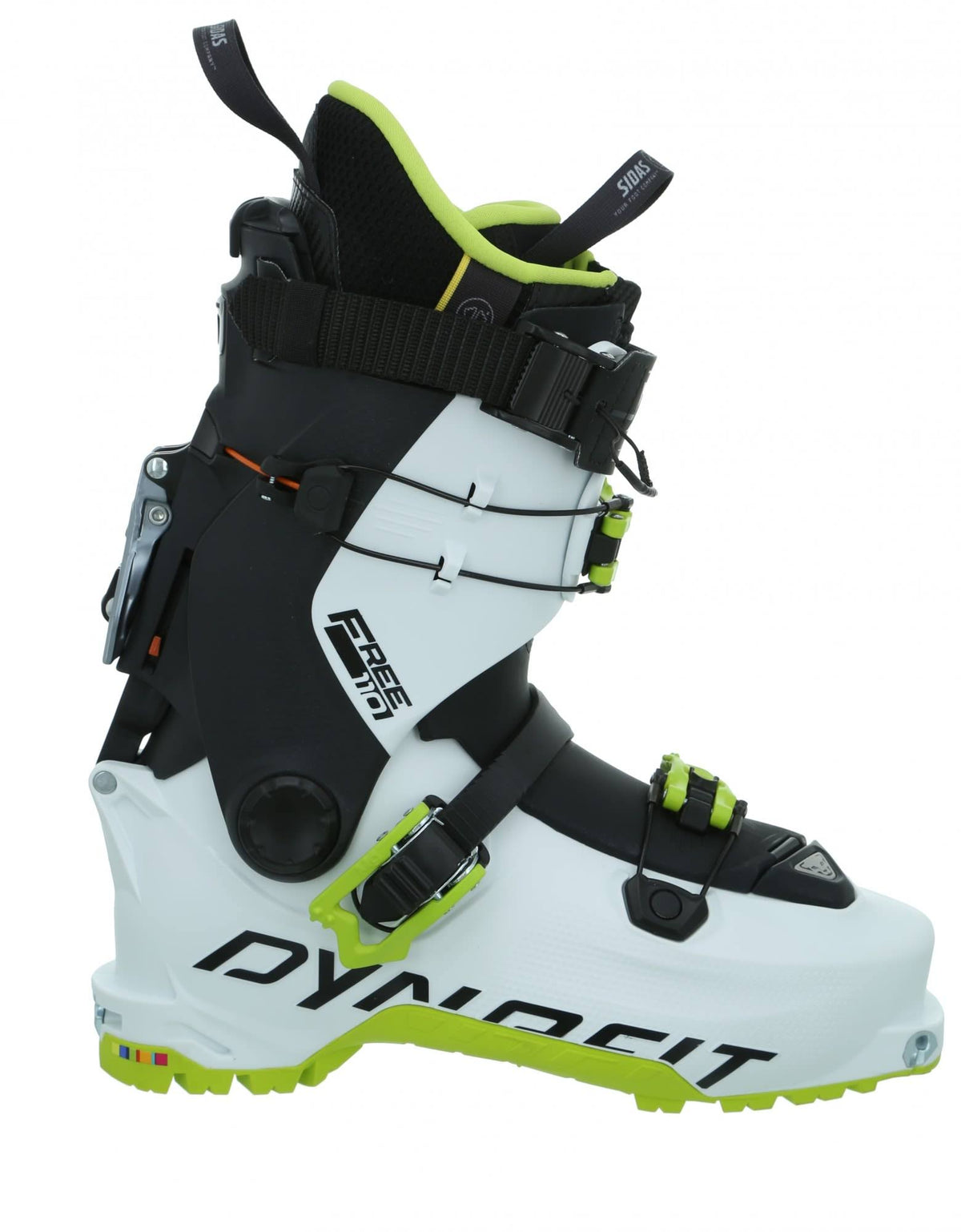 White/Lime Punch Ski Boots Q732