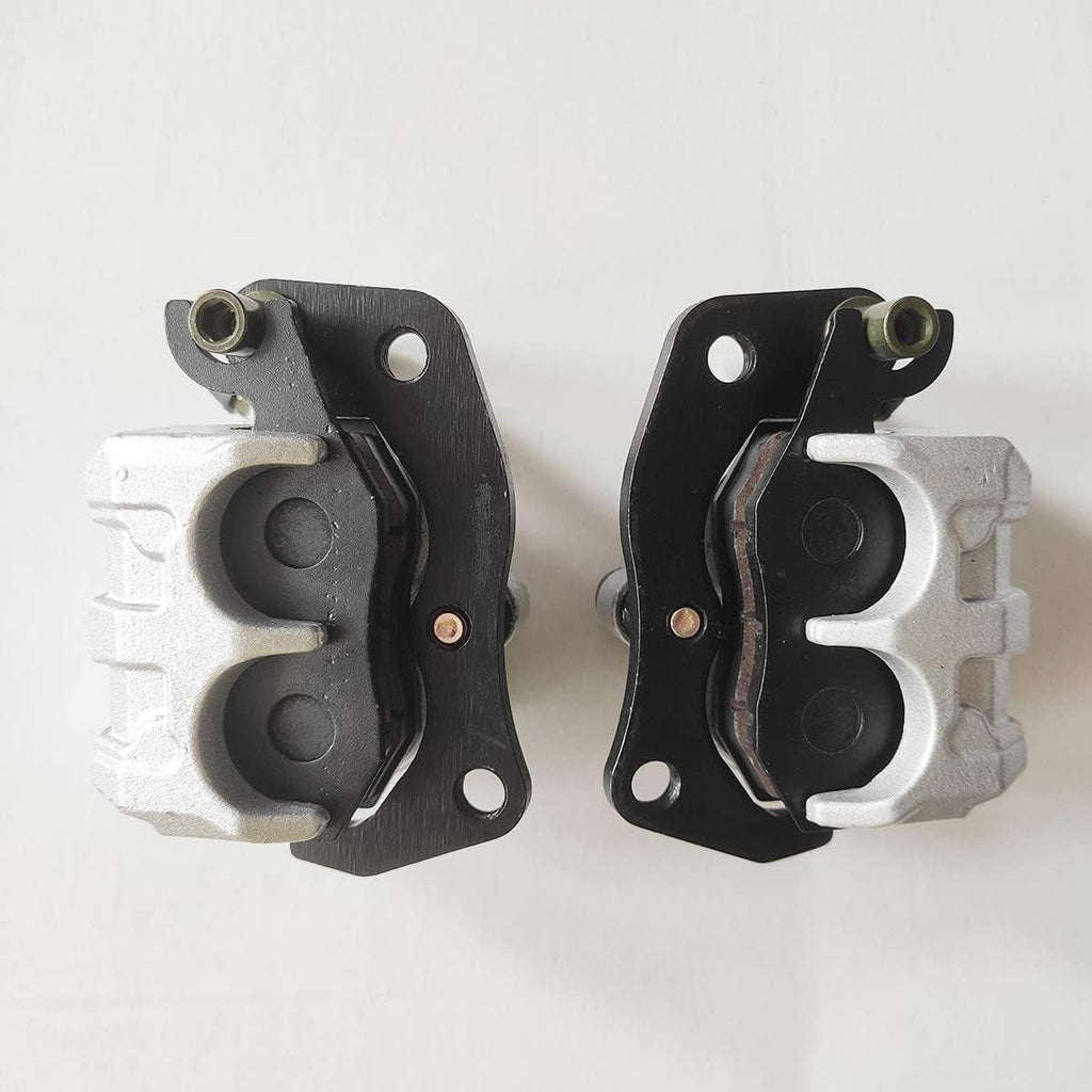 Front Left Right Brake Caliper with Pads, Mounting Bracket Pack of 2 D45664