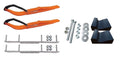 Orange Razor Snowmobile Skis with 6" Shaper Bars Complete Kit I78100