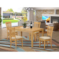 Small Kitchen Table & 4 Dining Chairs Oak D517650