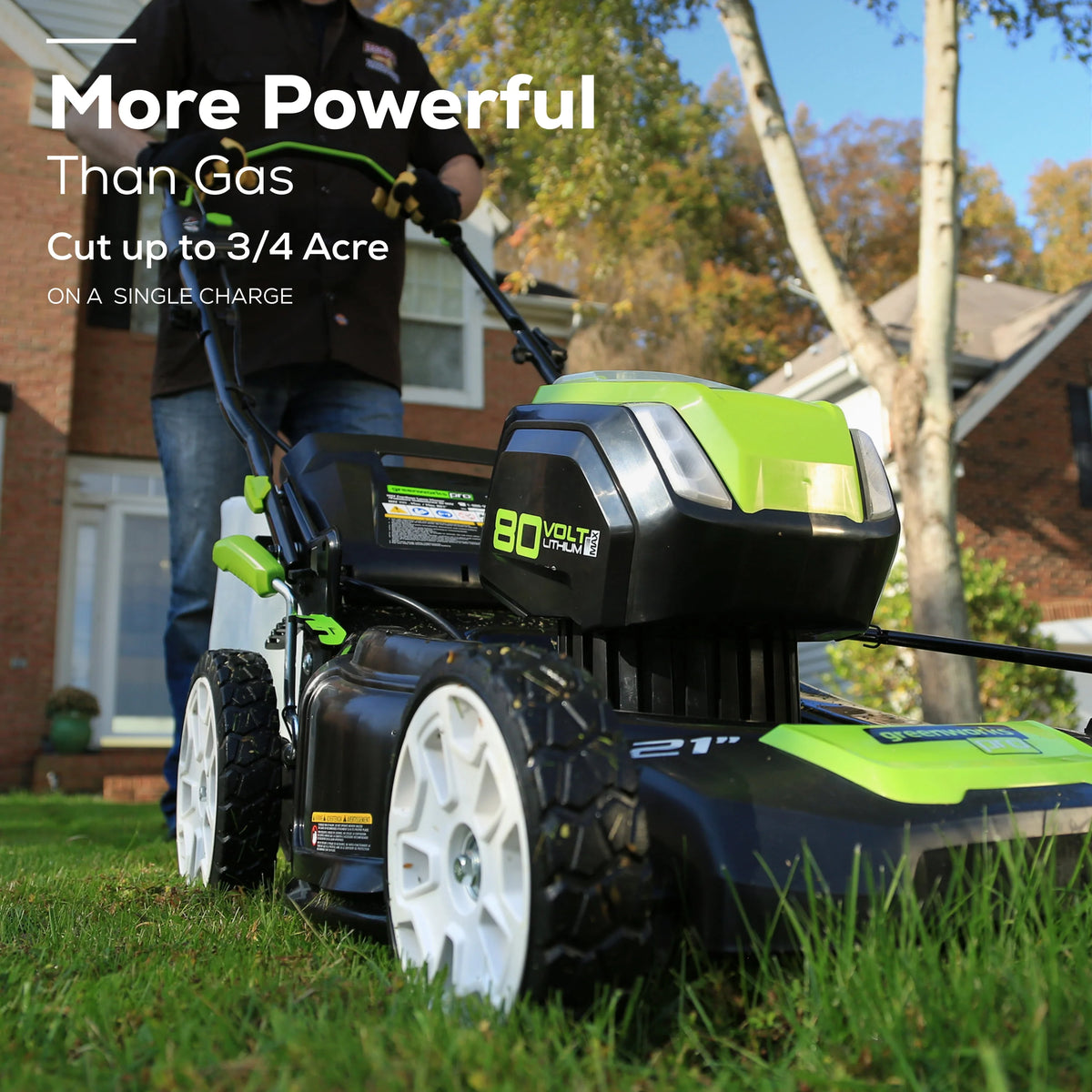 80V 21 Self Propelled Mower X927779