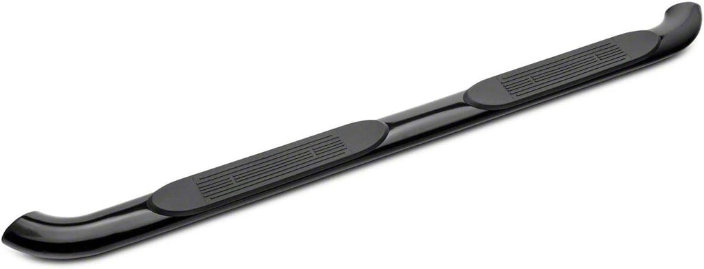 Black 4-Inch Oval Bent End Side Step Bars O961744