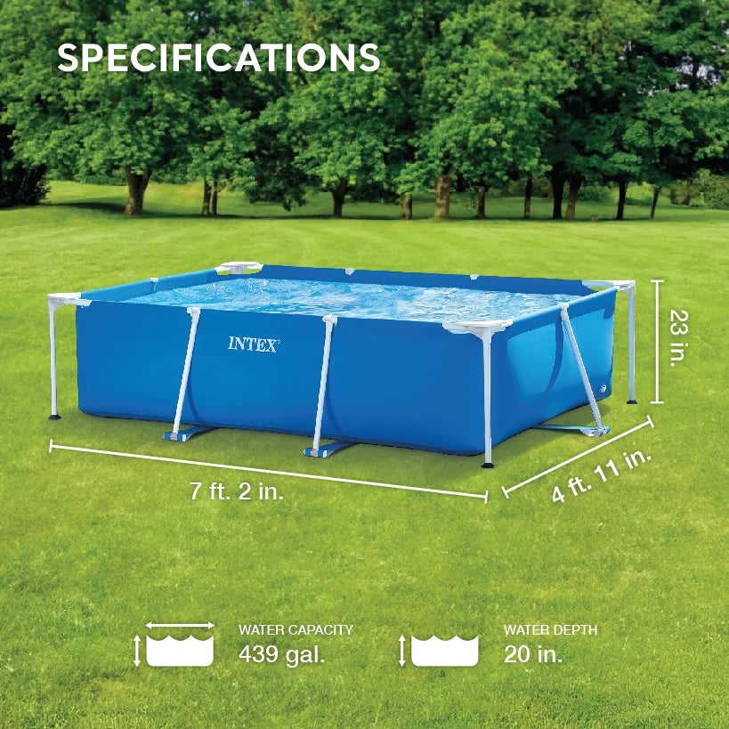 14.75' x 33 Rectangular Frame Above Ground Swimming Pool I7124