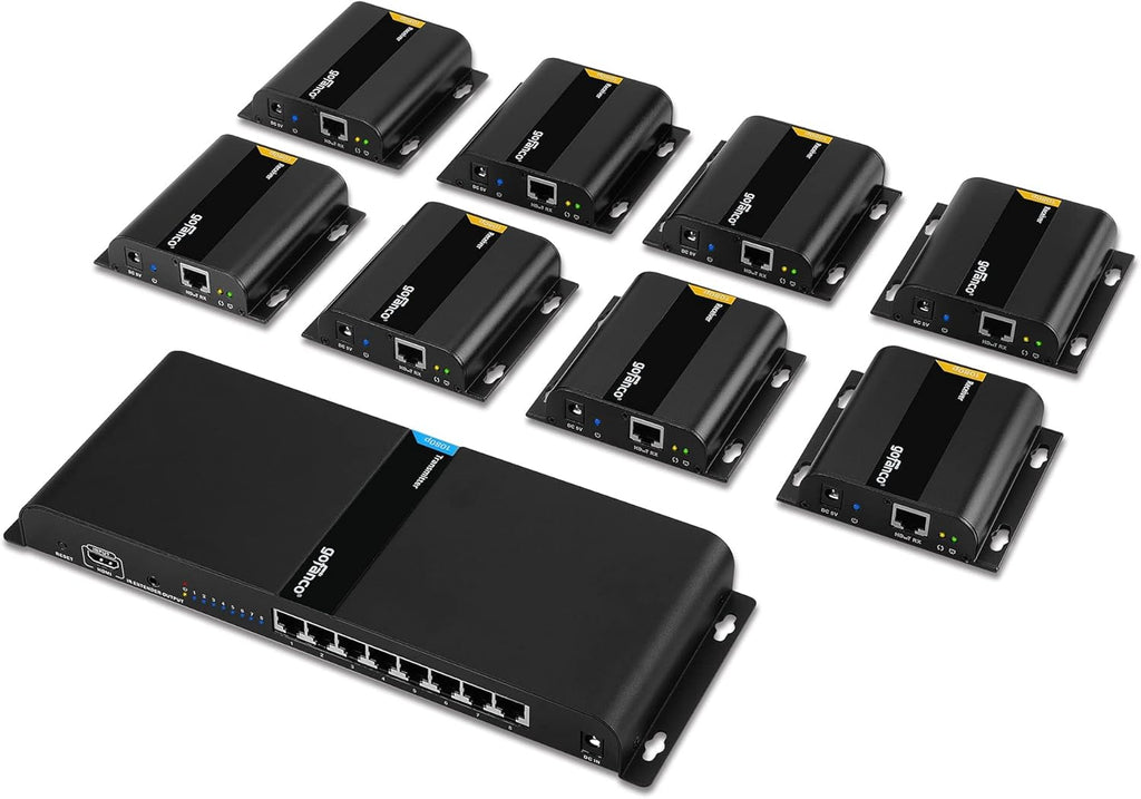 1x8 HDMI Extender Splitter Over IP CAT5e/CAT6 S618