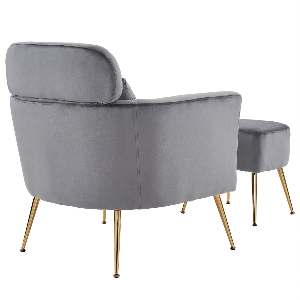 Dark Gray Flannelette Single Chair V961